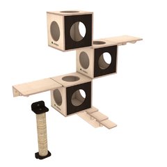 Conjunto Safari de Playground para gatos com 7 itens - Linha Noblesse La RoOteria (SOB ENCOMENDA) - comprar online