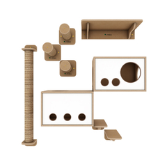 Conjunto Mainecoon de playground para gatos - Ecológica