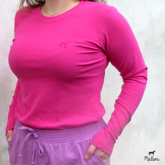 Blusa Canelada ML - Maleva