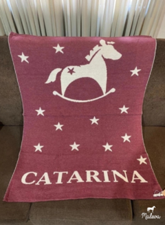 Manta Estrelinhas Personalizada - comprar online