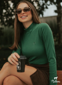 Blusa Canelada Gola