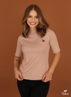 Blusa Canelada 3/4 na internet