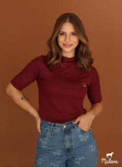 Blusa Canelada 3/4 - comprar online