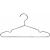 Imagen de Percha de Metal Slim Cromada - Pack x 10 Unidades - MT08