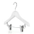 Percha de Madera en Blanco para Bebés con Broches x 10 unidades - M2604
