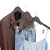 Perchas de Madera en Negro con Broches Pack x 100 - M4206N en internet