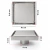 Rejilla Baño Acero Inoxidable 10x10cm - B56 en internet