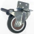 Rueda giratoria 50x18 con freno y planchuela en L -R1250F - Morshop Equipamientos