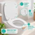 Imagen de Asiento Tapa De Inodoro Madera Monaco Laqueada Blanca Tabla - AS3P