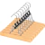 Percha de Madera en Natural a Presión x 5 - M4219 - comprar online