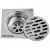 Rejilla Baño Acero Inoxidable 10x10cm - B58 - tienda online