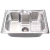 Bacha Cocina Pileta Acero Inox 60cms Dispenser + Canasto- BH4C en internet