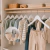 Percha de Madera en Blanco para Bebés con Broches x 10 unidades - M2604 - tienda online