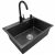 Bacha Cocina Pileta Acero Inox Premium 60cm BH7N + Griferia GR1NZ - comprar online