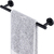 Toallero barral 40cm acero inoxidable Negro - B75N - comprar online