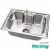 Bacha Cocina Pileta Acero Inox 60cms Dispenser + Canasto- BH4C - Morshop Equipamientos