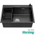 Bacha Cocina Pileta Acero Inox Premium 60cm con Dispenser y Canasto regulable - BH7N