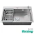 Bacha Cocina Pileta Acero Inox Premium 68cm con Dispenser y Canasto regulable - BH8