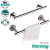 Toallero barral 40cm acero inoxidable Cromado - B75CR