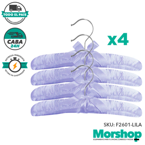 Perchas Forradas para Bebes Pack x 4 - F2601 en internet