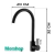 Grifo De Cocina Monocomando Negro - GR1N - comprar online