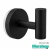 Perchero adhesivo extraible acero inoxidable Negro - B114N