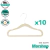 Perchas Infantiles Slim Terciopelo Pack x 10 - AC07 - tienda online