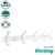 Perchero steel x 5 ganchos Blanco- B92B - comprar online