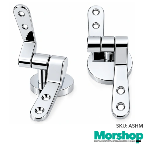 Set Repuesto Bisagras Herrajes Metal Asiento Tapa Inodoro - ASHM