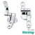 Set Repuesto Bisagras Herrajes Metal Asiento Tapa Inodoro - ASHM