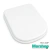 Asiento Tapa De Inodoro Madera Bari Laqueada Blanca Tabla - AS2P