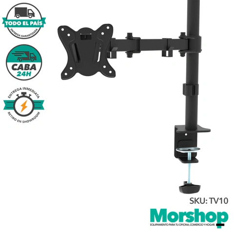 Soporte Escritorio Led Monitor Tv Brazo - TV10 - Hasta 30''