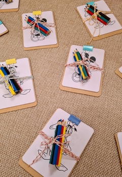 Tablitas para colorear, Souvenirs infantiles Pack x 12 unidades en internet