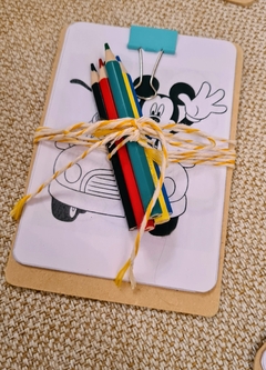 Tablitas para colorear, Souvenirs infantiles Pack x 12 unidades - DECORITY