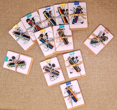 Tablitas para colorear, Souvenirs infantiles Pack x 12 unidades