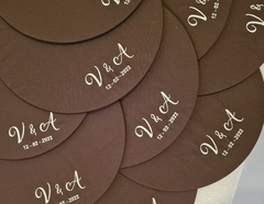 Imagen de Plato de Sitio + Fundas Personalizadas