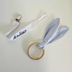 Portachupete & Mordillo para Bebés Personalizado