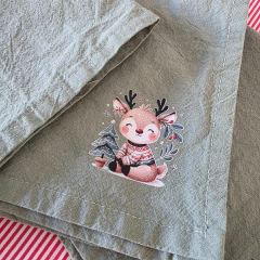 Servilletas de tela - Navidad - tienda online