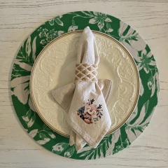 Pack x 4 Platos de Sitio + Funda - Navidad en internet