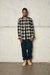 Camisa Flanelada Plano C Flannel Shirt PC Marrom - comprar online