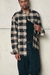 Camisa Flanelada Plano C Flannel Shirt PC Marrom na internet