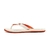 Chinelo Kenner Red Branco/Laranja - HB Point