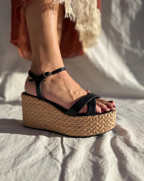 Sandalias Cancun color Negro - Cocoreta