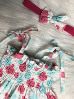 Vestido Candy Nuvem Rosa com Tiara - comprar online