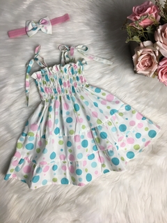 Vestido Candy Bia com Tiara