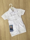 Conjunto Branco Masculino Completo - 3 a 6 meses e 6 a 9 meses