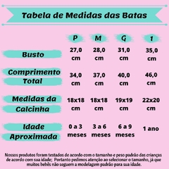 Bata com Calcinha e Tiara Mariana - comprar online