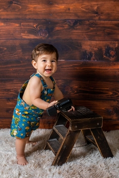 Jardineira Floresta Jeans - 2 anos - comprar online