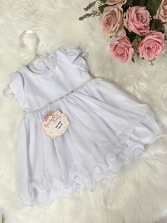 Vestido Batizado Bambina Baby - M (3 a 6 meses)