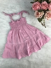 Vestido Candy Rosa Claro - G (5 a 10 meses)